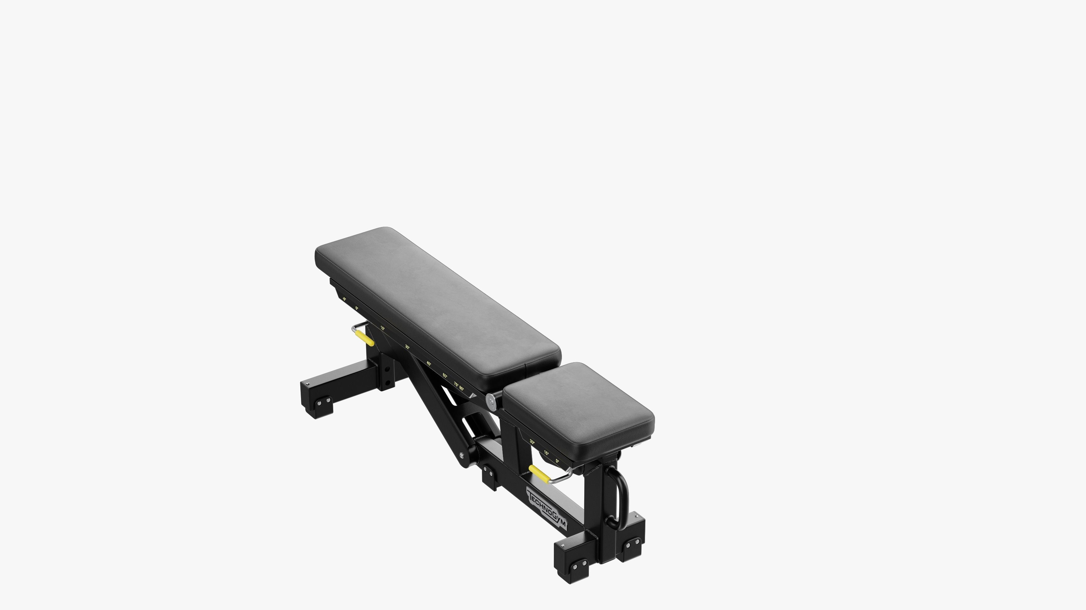 Technogym Adjustable Bench Pure 3D model_4