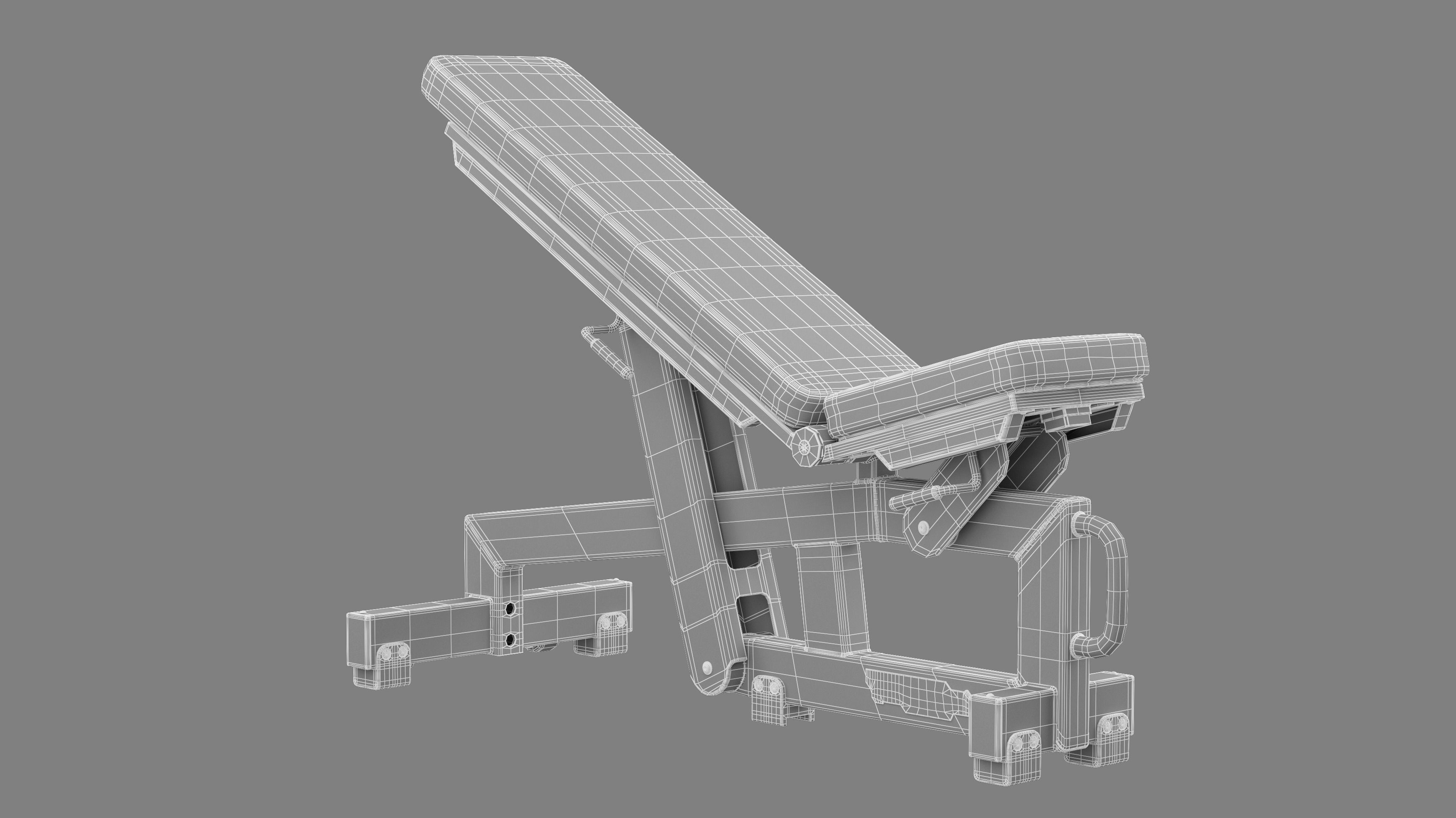 Technogym Adjustable Bench Pure 3D model_29