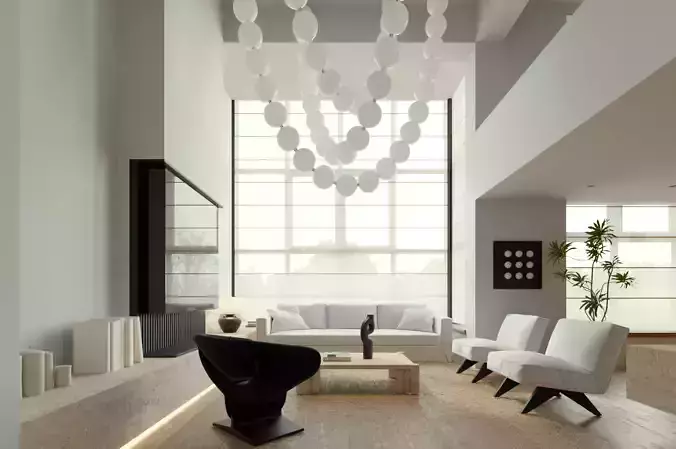 3D model of modern villa 