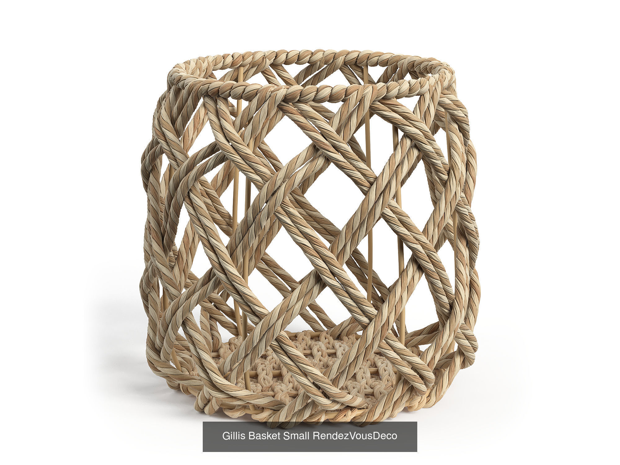 Gillis Collection of Natural Fiber Baskets RendezVousDeco _3