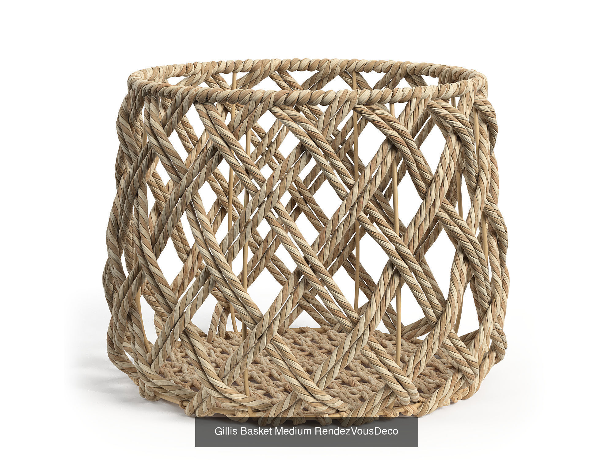 Gillis Collection of Natural Fiber Baskets RendezVousDeco _2