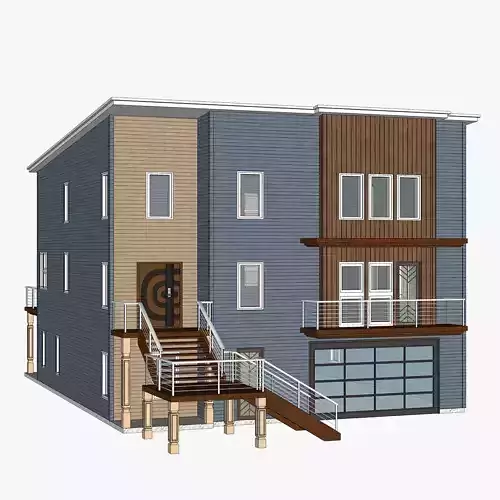 Modern House 08 -Archimple LLC