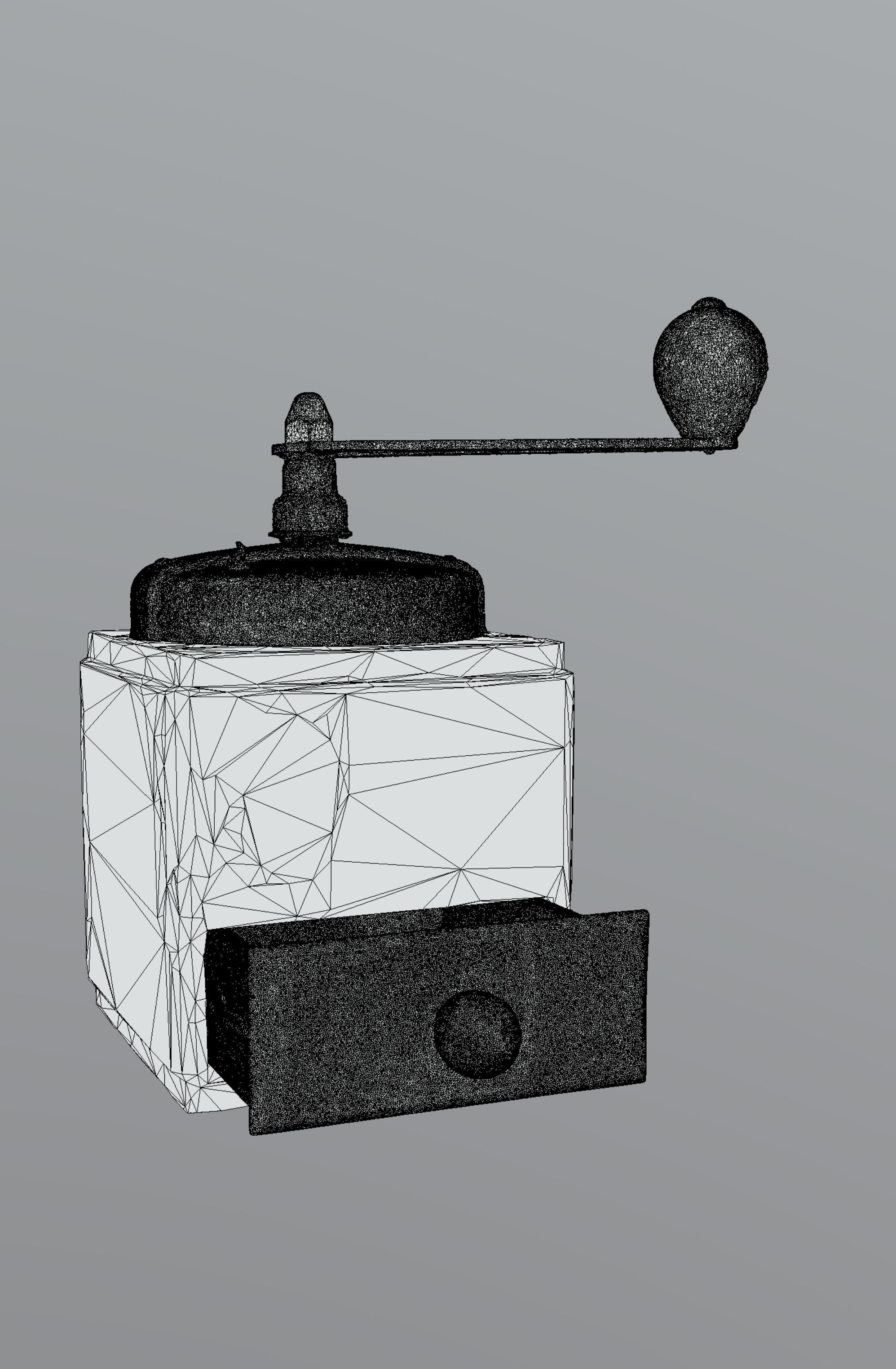 Peugeot Coffee grinder 3D model_3