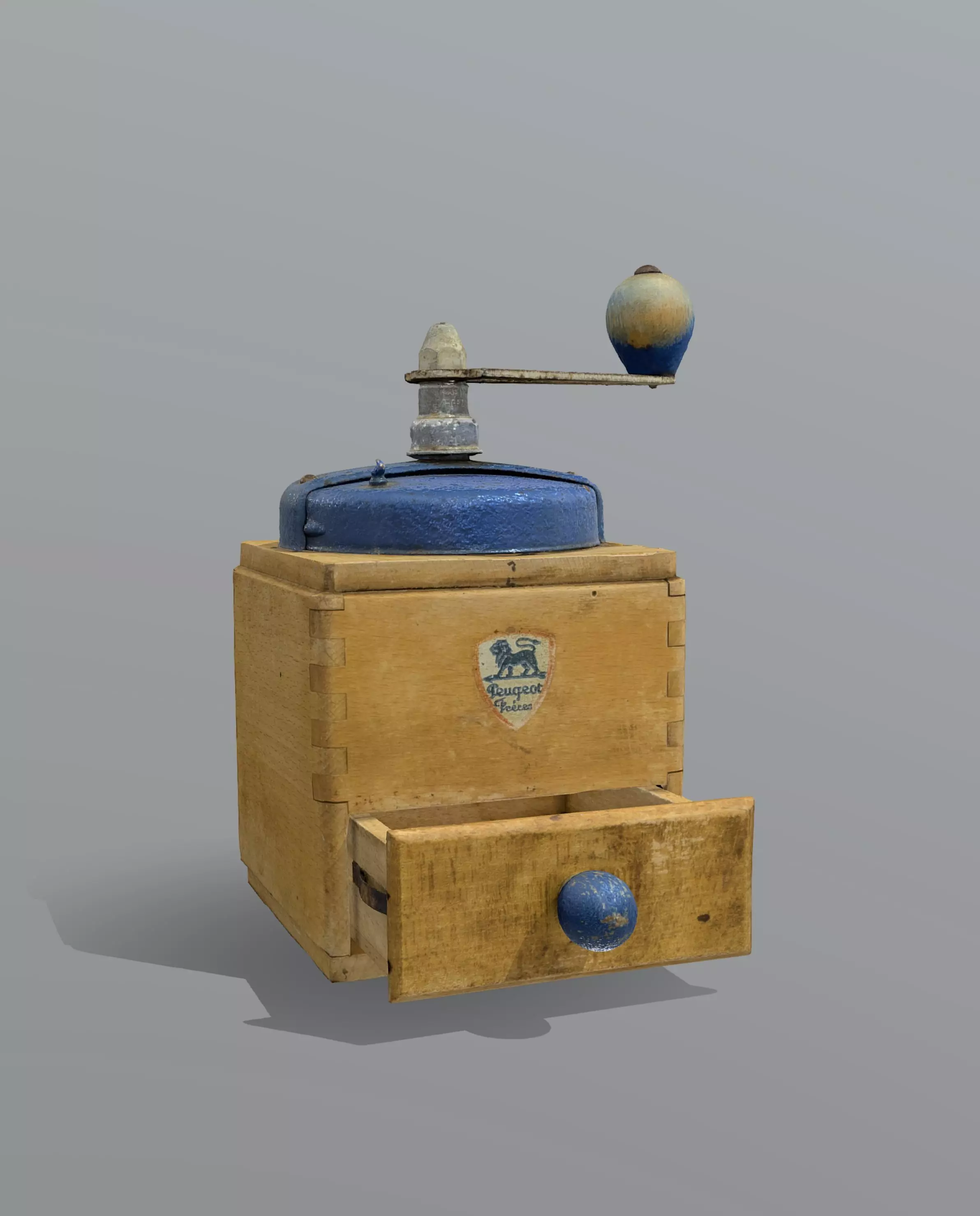 Peugeot Coffee grinder 3D model_0