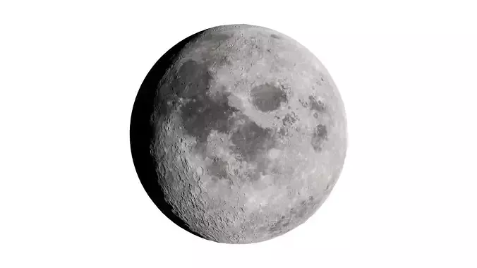 Moon 3D Model
