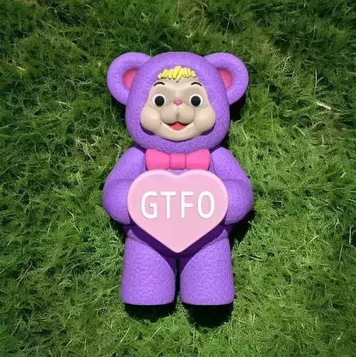  rushton bear GTFO melanie martinez 3D print model