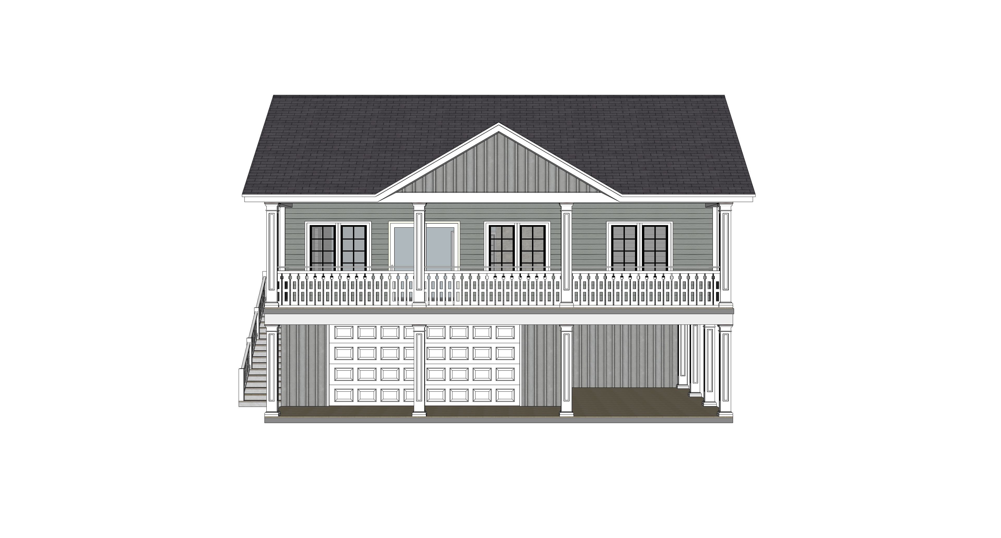 Cabin House 02 -Archimple LLC 3D model_3