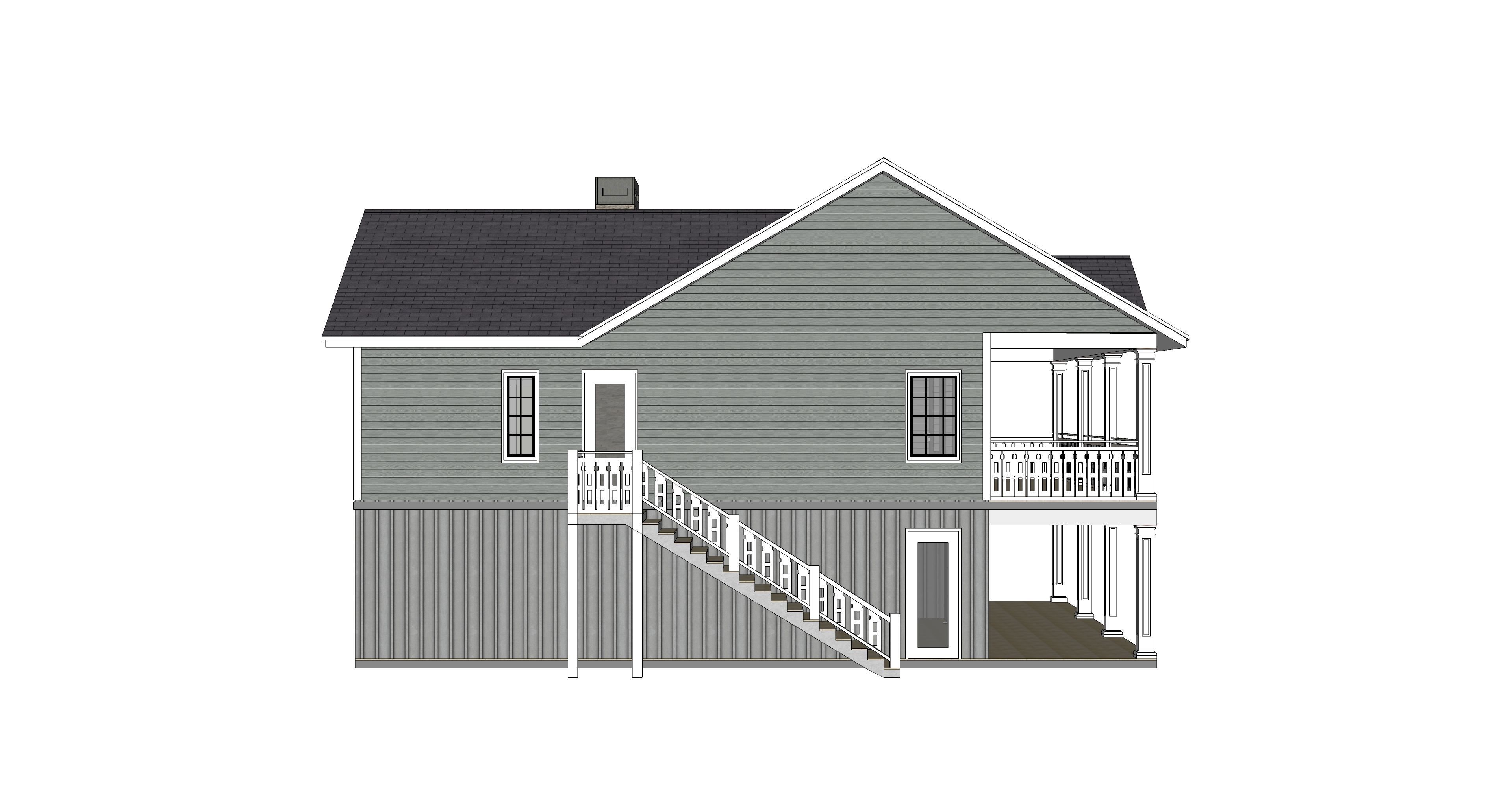 Cabin House 02 -Archimple LLC 3D model_4