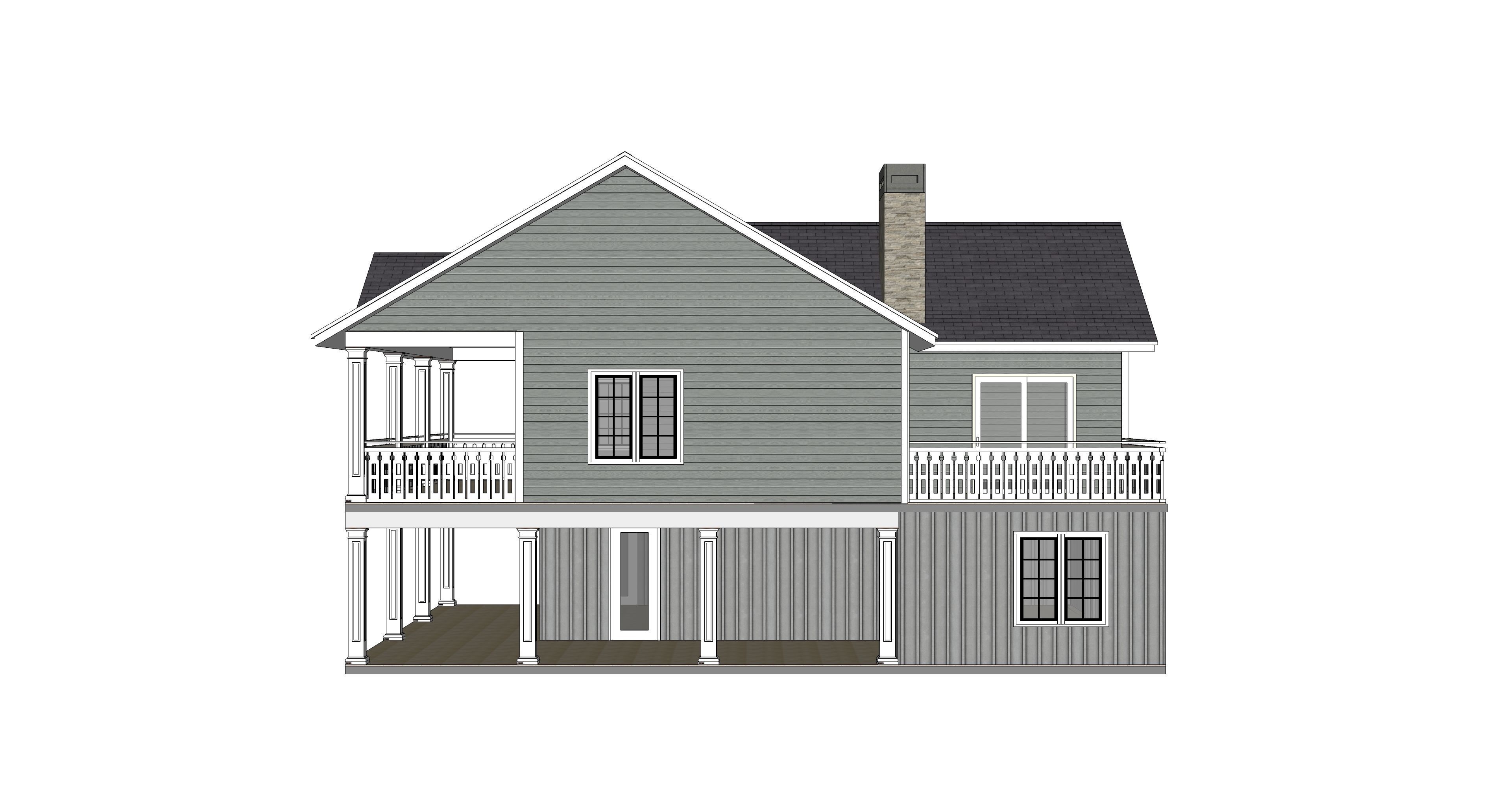 Cabin House 02 -Archimple LLC 3D model_6