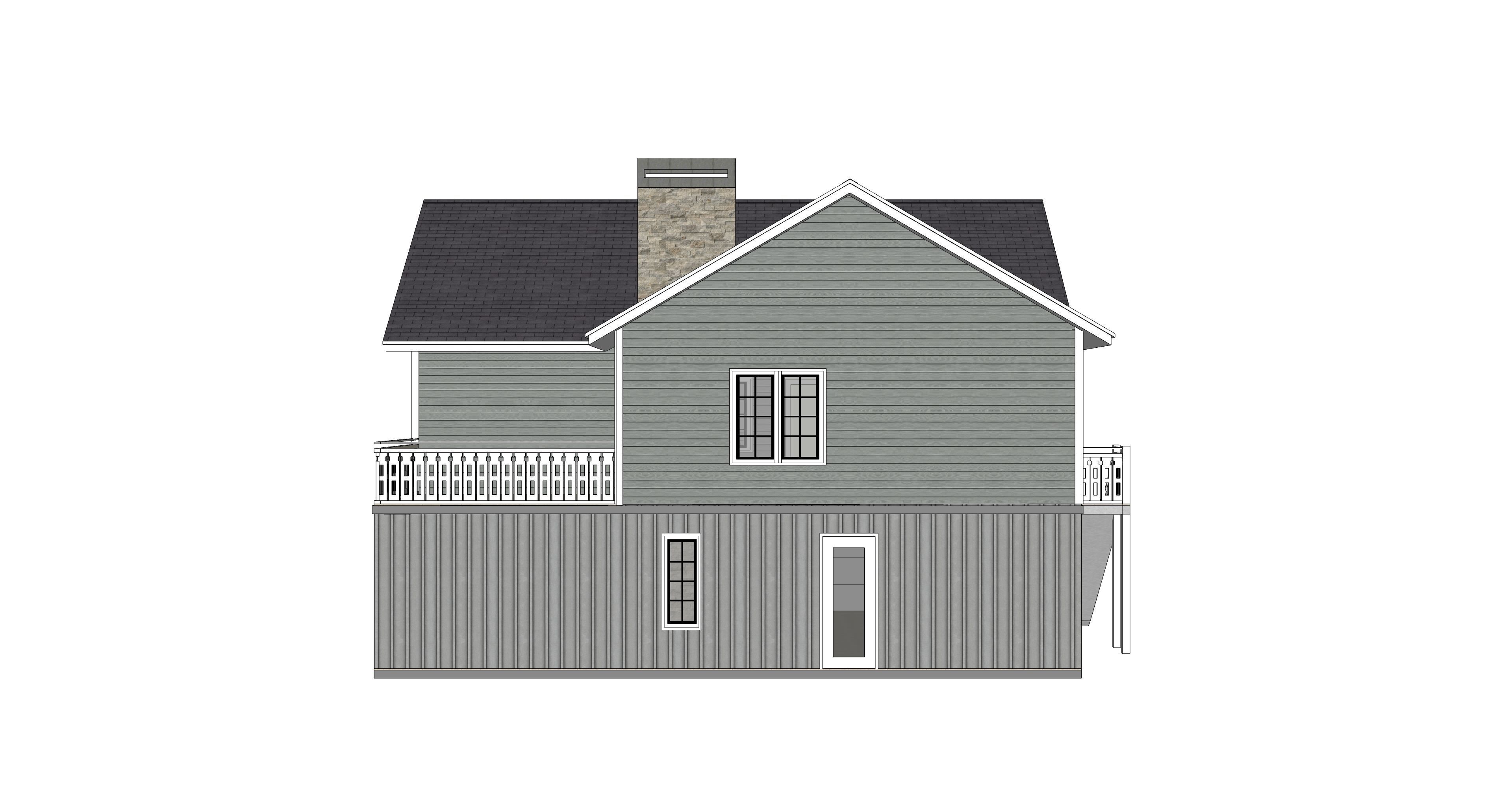 Cabin House 02 -Archimple LLC 3D model_2