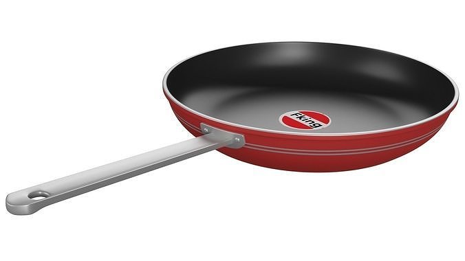 Frying Pan 3D model 7