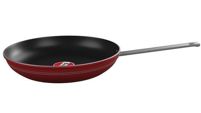 Frying Pan 3D model 2