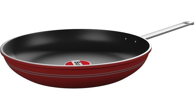 Frying Pan 3D model 3