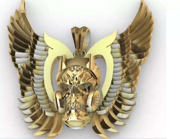 hells angels desing 3D print model_1