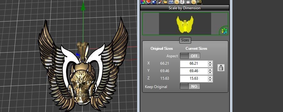 hells angels desing 3D print model_3