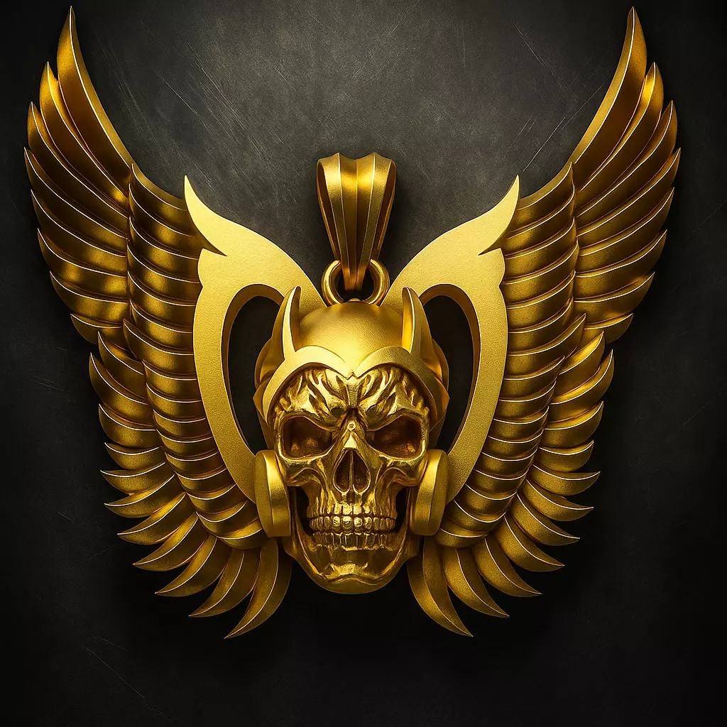 hells angels desing 3D print model_0