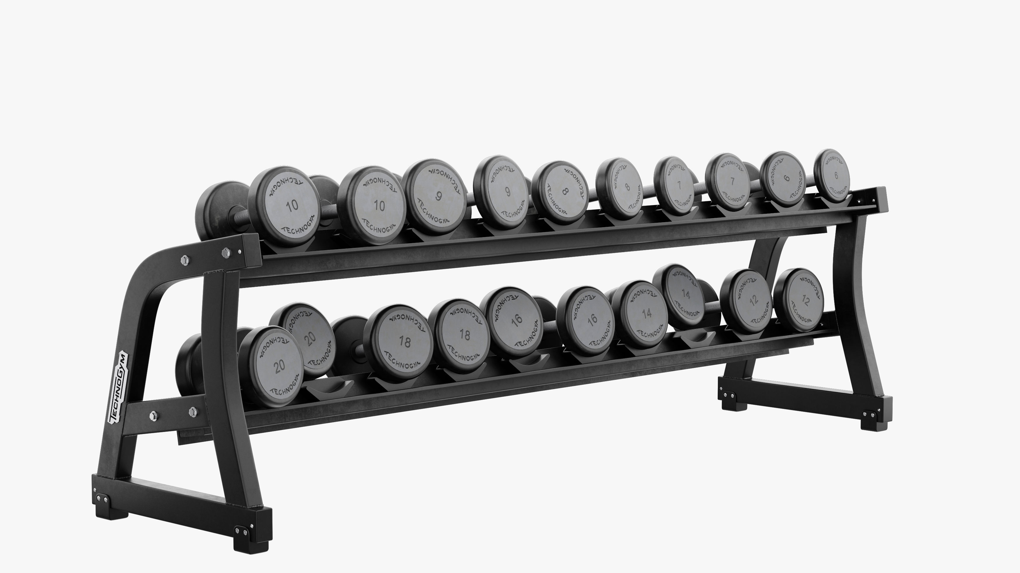 Technogym Dumbbells Rack Pure 3D model_3