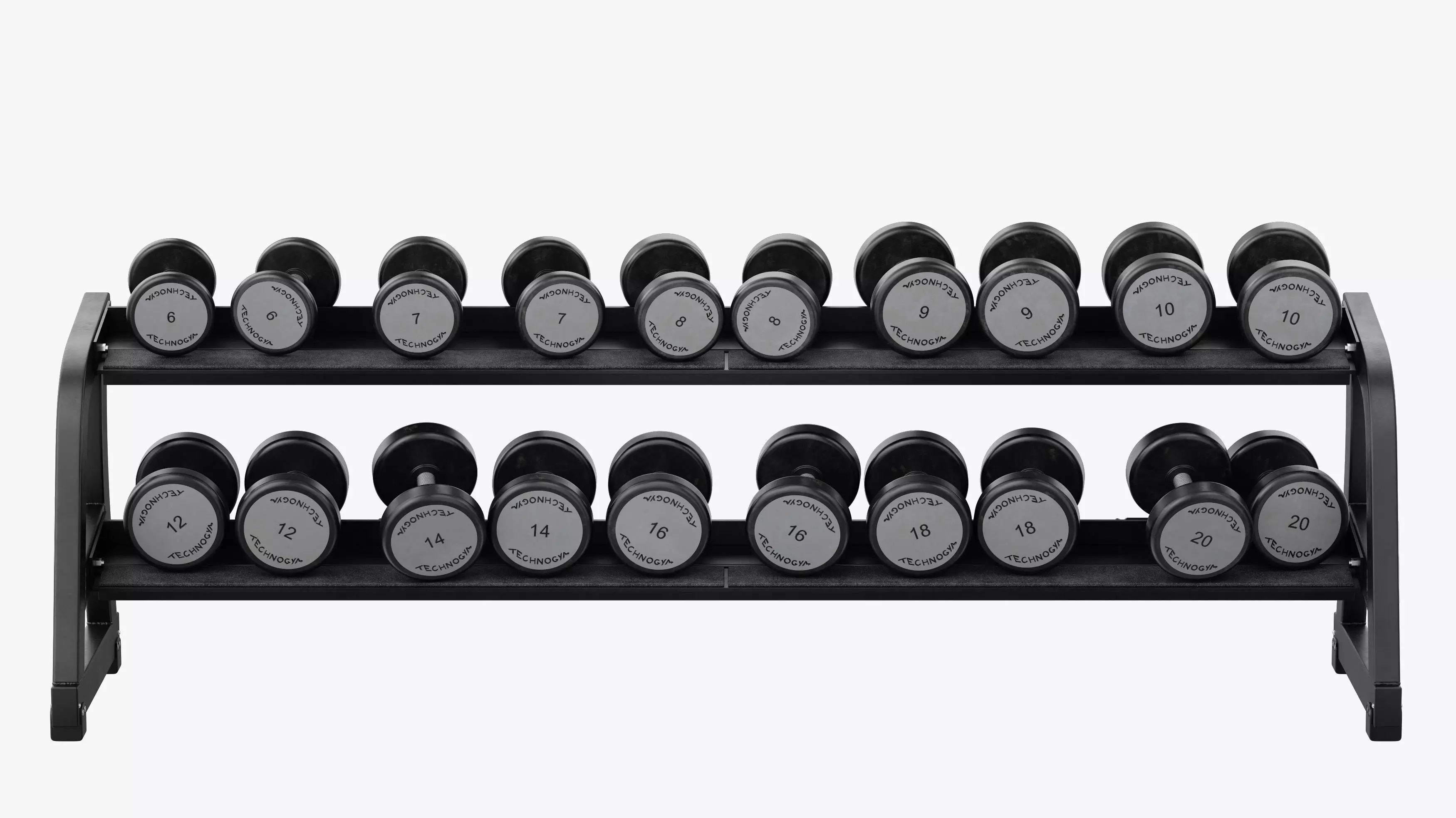Technogym Dumbbells Rack Pure 3D model_0