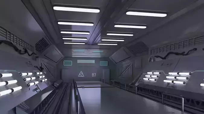 space stations passages sci fi scenarios labs spaceship