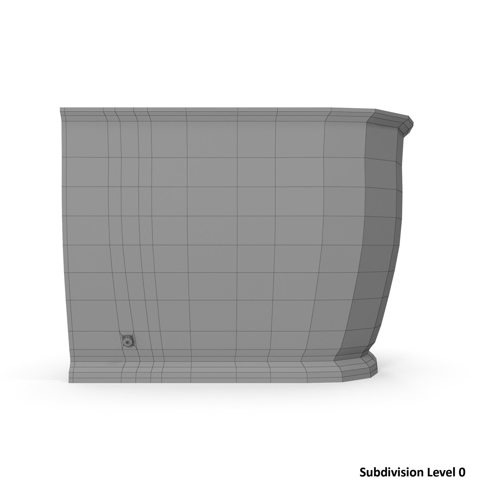 Devit Afina Bidet Low-poly 3D model_20