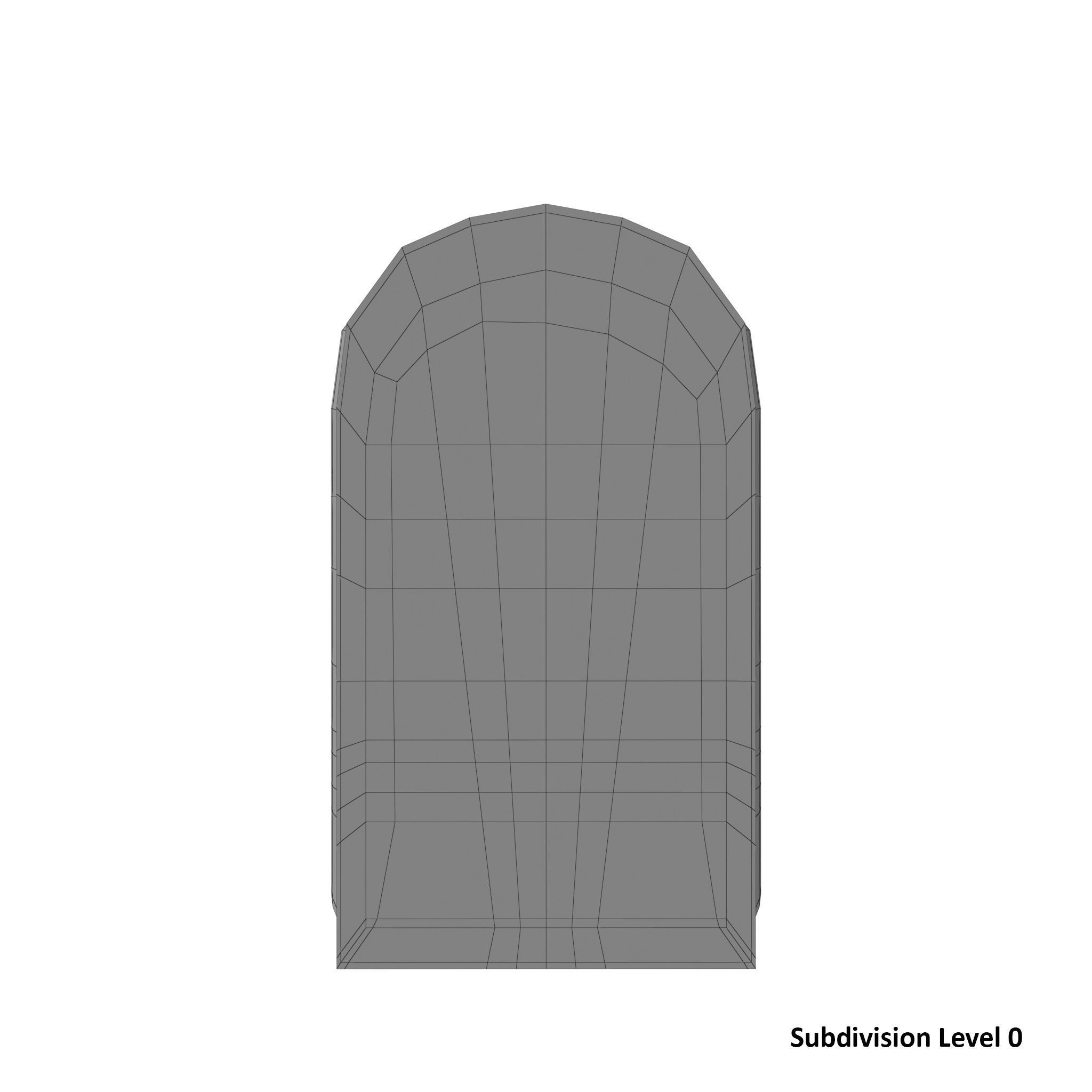 Devit Afina Bidet Low-poly 3D model_22