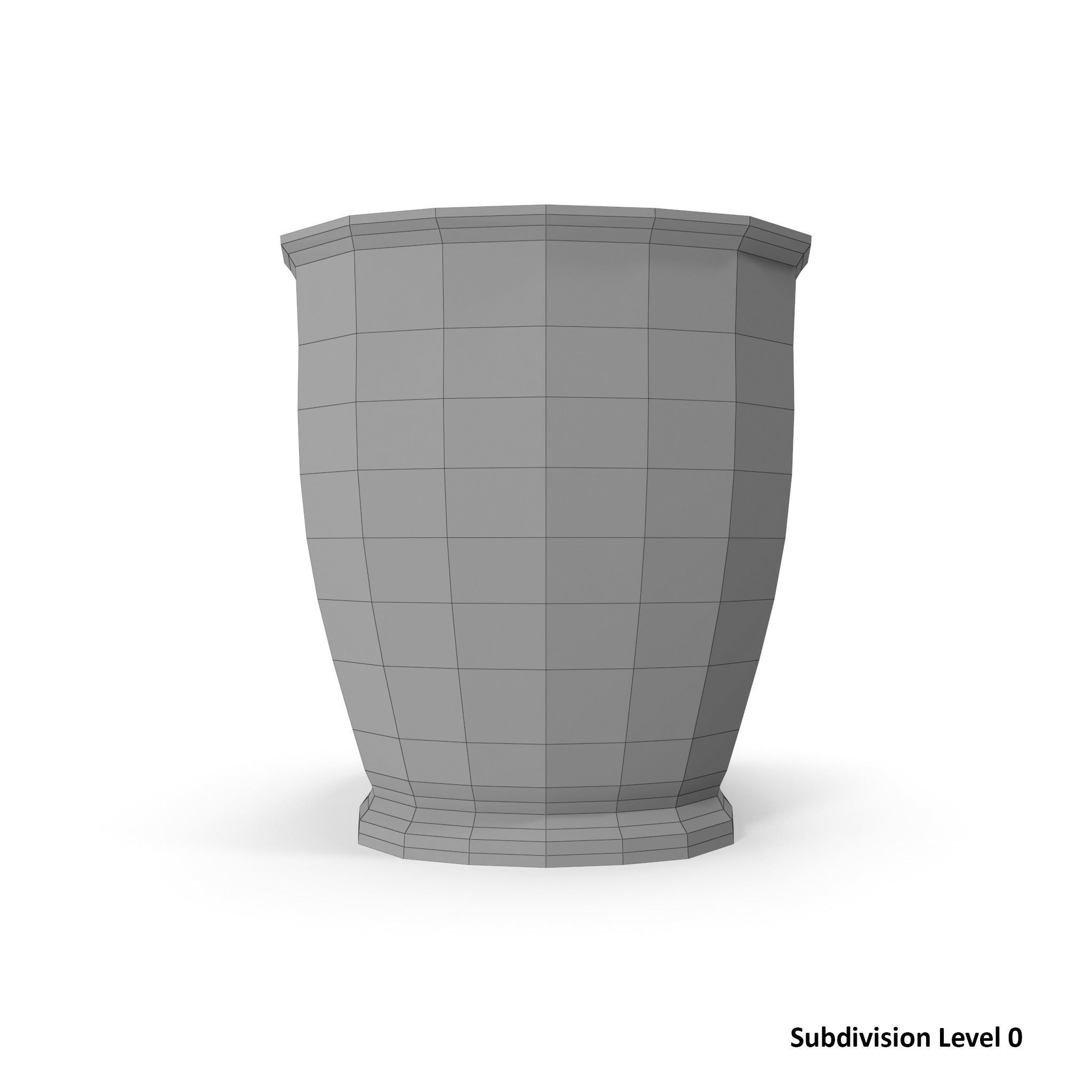 Devit Afina Bidet Low-poly 3D model_14