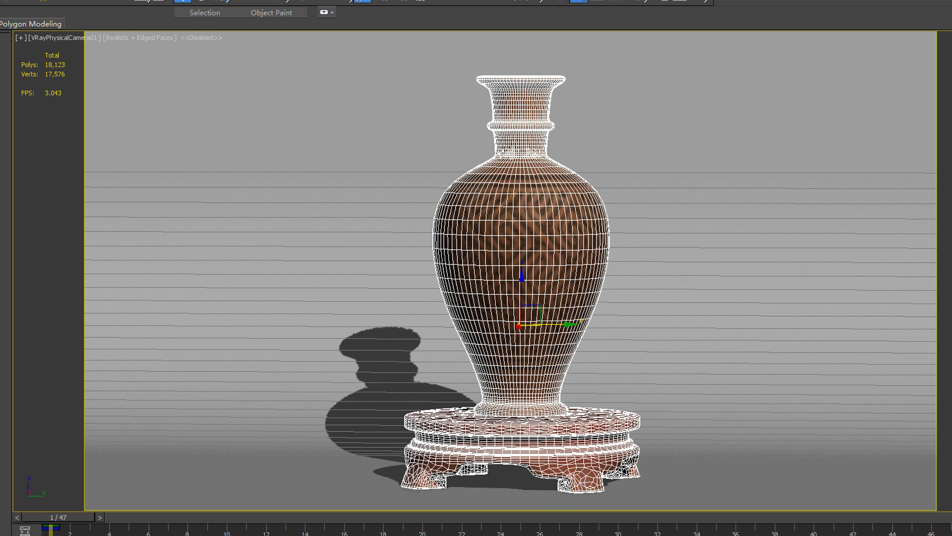 Sci-fi strobe capsule cabin deck console elevator  3D model_10