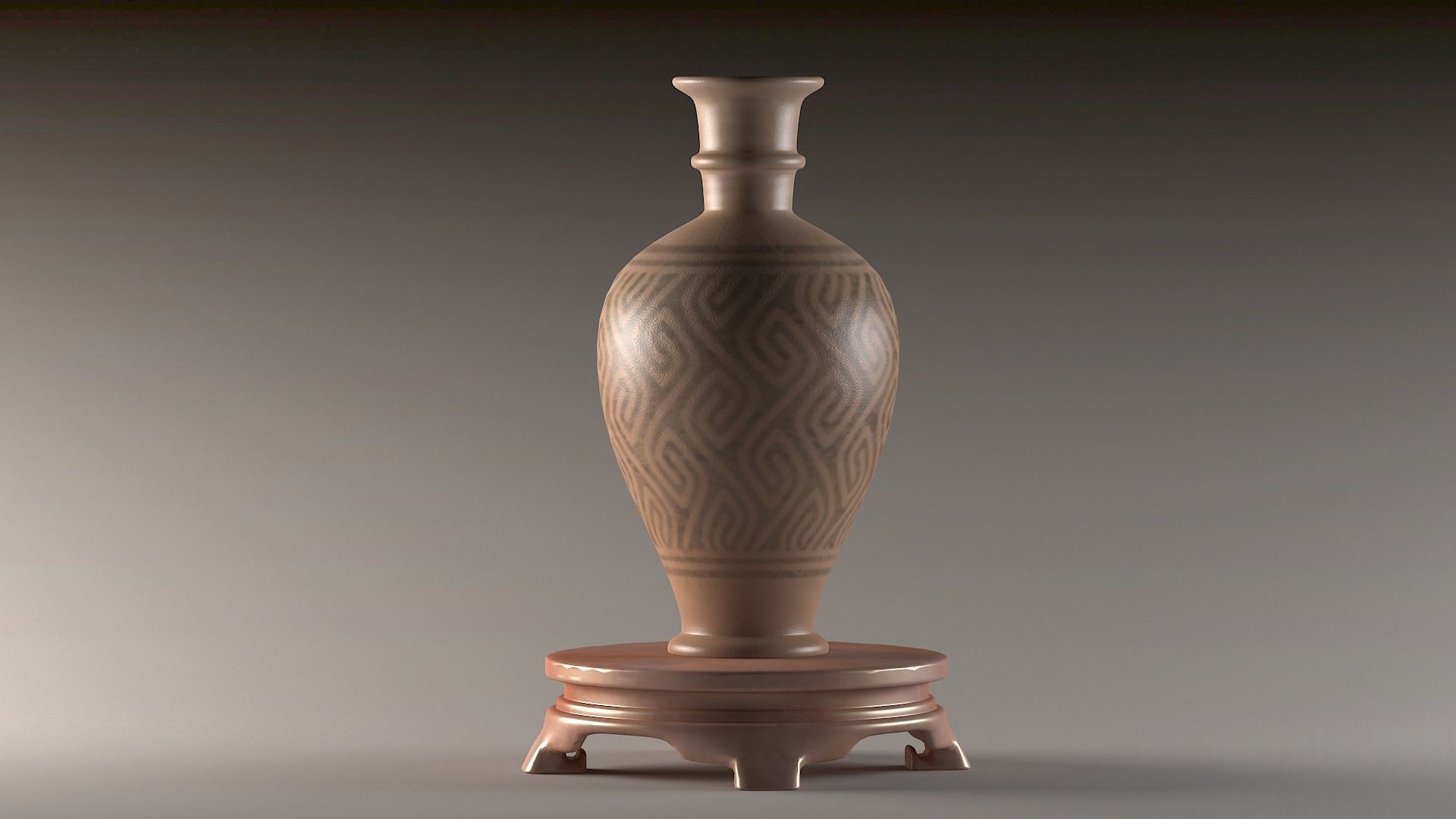 Sci-fi strobe capsule cabin deck console elevator  3D model_4