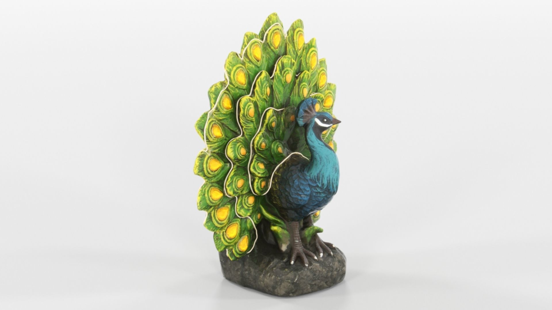 Peacock Outdoor Statues for Garden 3D print model_10