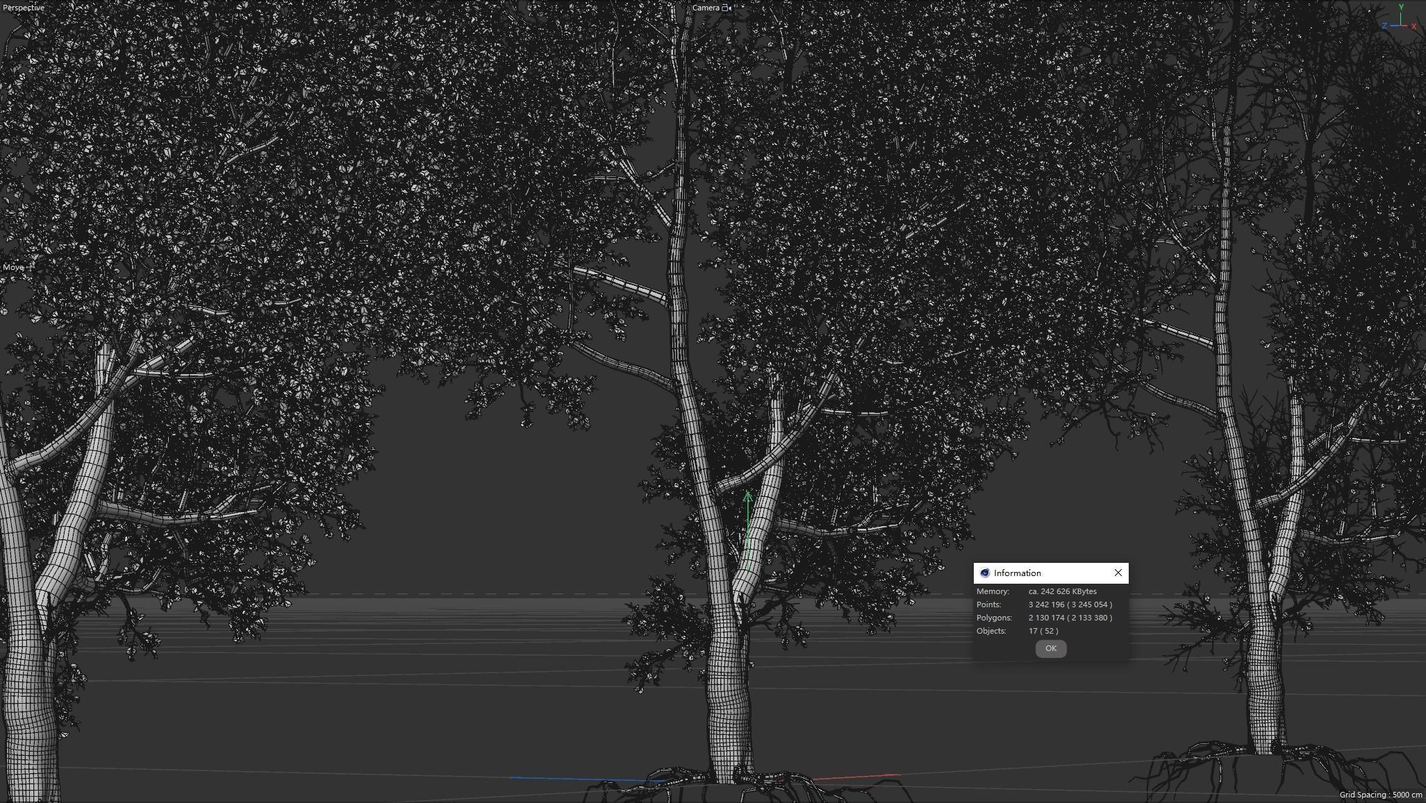 High quality Maple tree 02 3D model_4