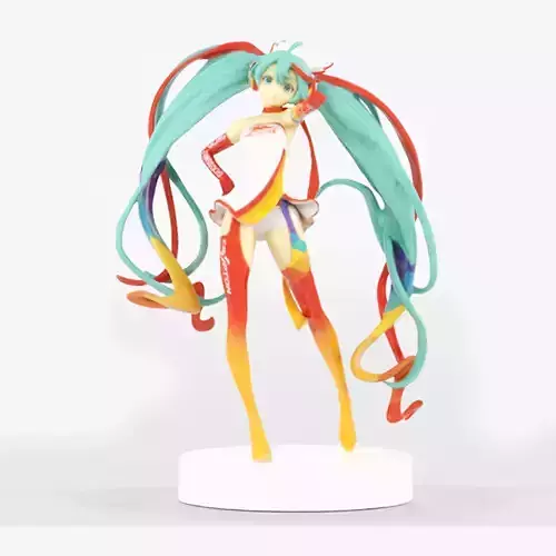 Banpresto Hatsune Miku Racing Ver Racing Miku 3D print model