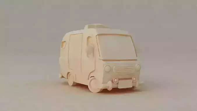 Police car sedan interior cute little collection toon