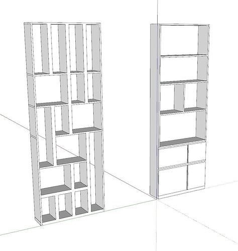 Divider Cabinets Free 3D model