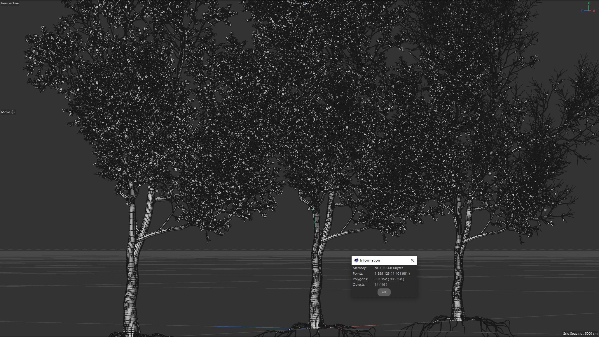 High quality Maple tree 03 3D model_4