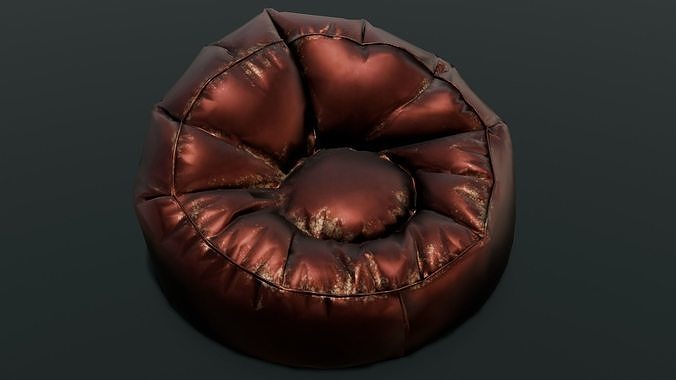 Leather Chair Sofa 3D Model Low-poly 3D model 2