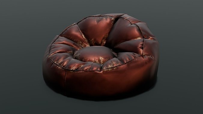 Leather Chair Sofa 3D Model Low-poly 3D model 3