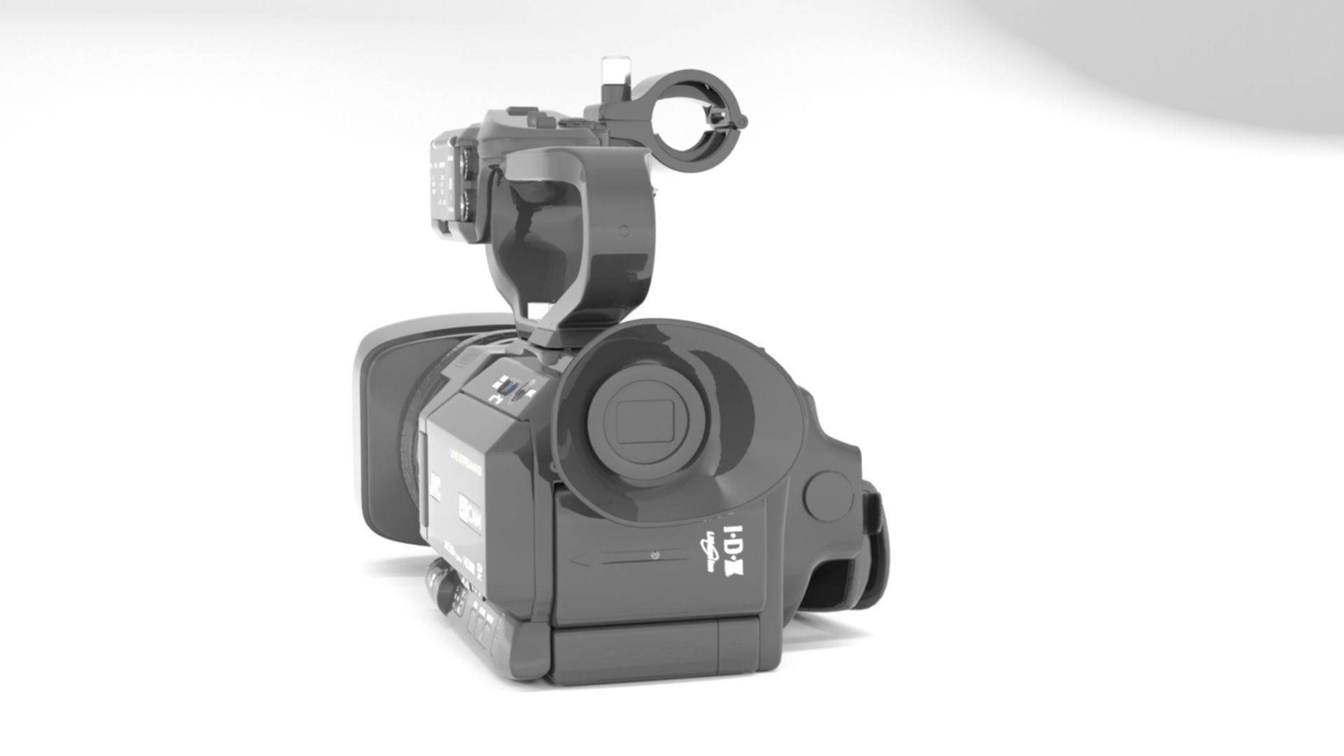 JVC GY-HM250U Camcorder 3D model_5
