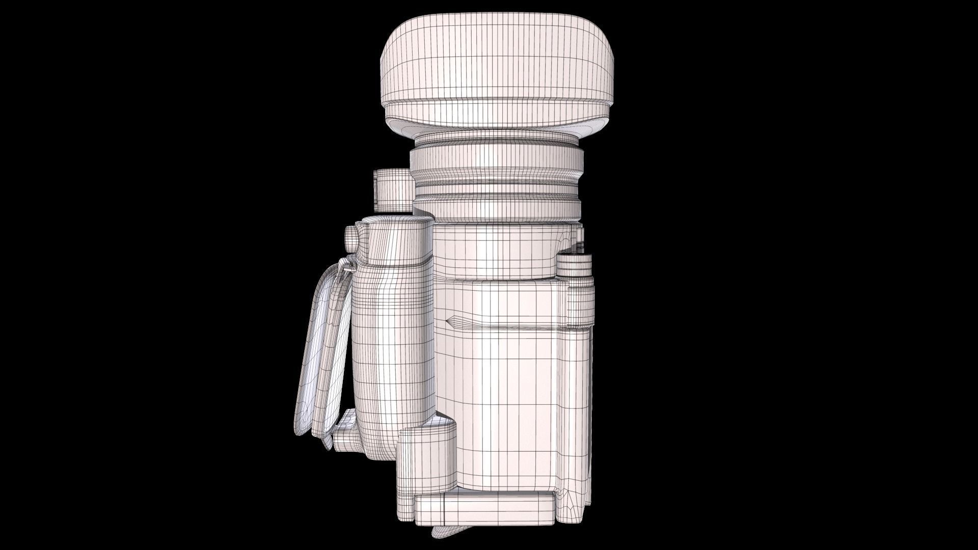 JVC GY-HM250U Camcorder 3D model_16