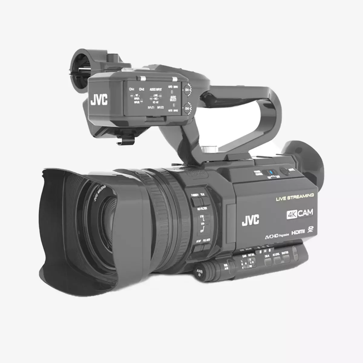 JVC GY-HM250U Camcorder 3D model_0