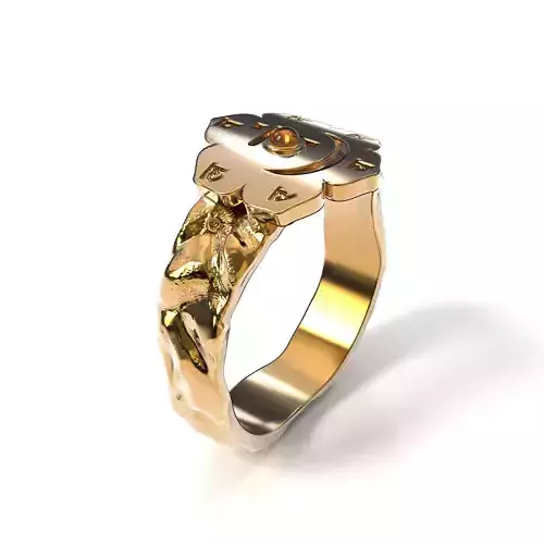 2 Chakra Svadhishthana Sacral Fertility Fire Opal ORANGE RING