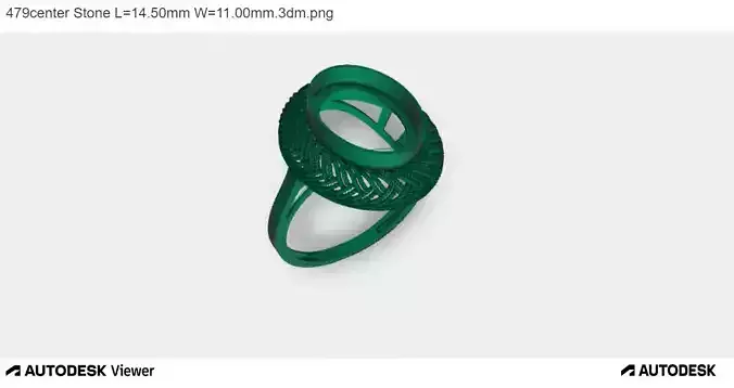 Women Ring With An Oval center stone