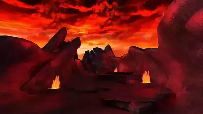 Magma from Hell volcanic eruptions eruptions natural wonders 3D model