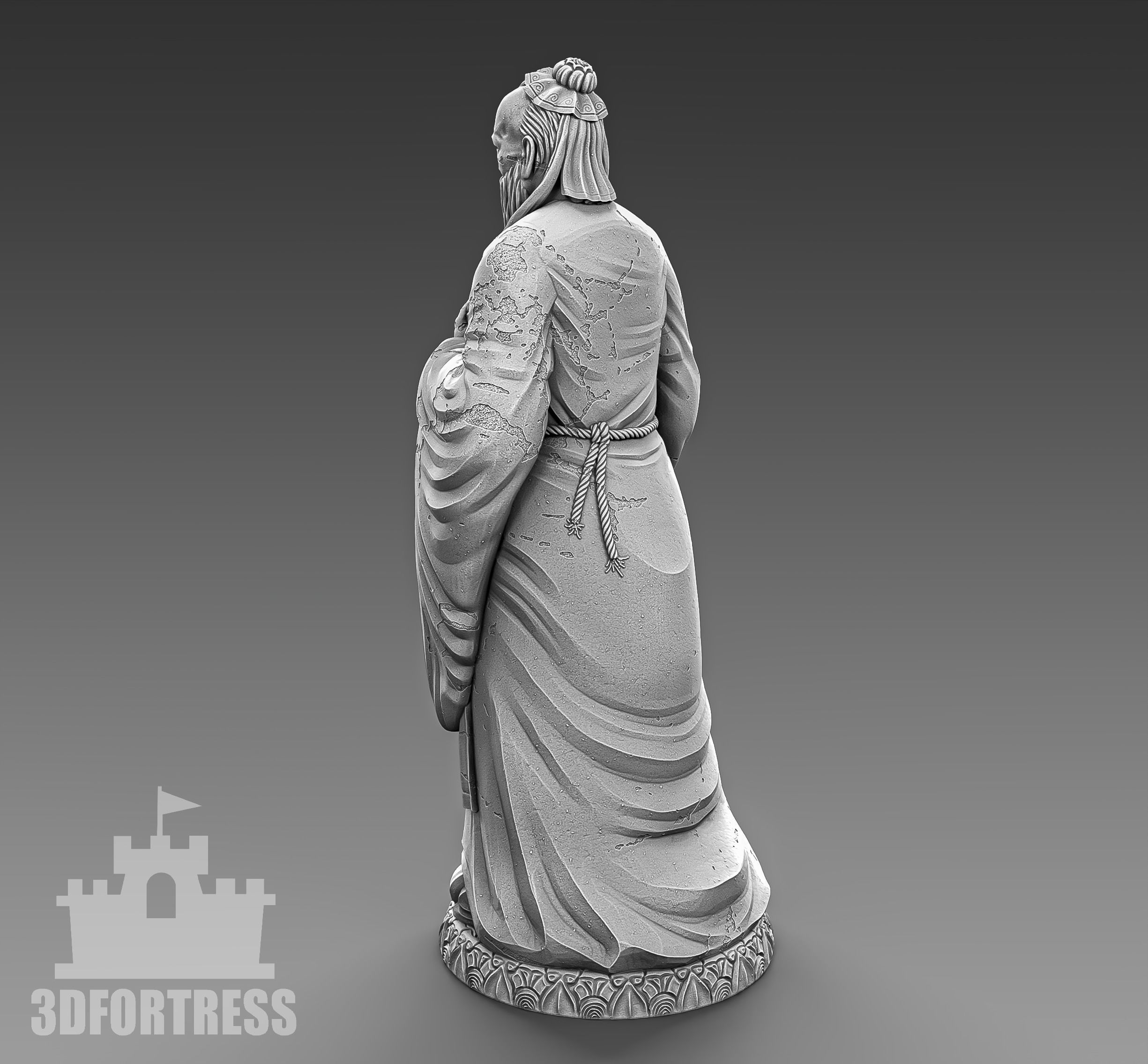 Buddha Statue 3D print model_2