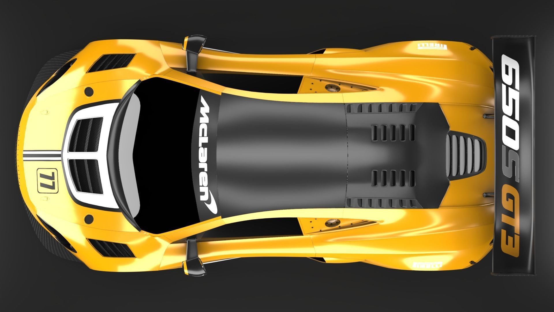 McLaren F1 650S GT3 Hyper car  3D model_32