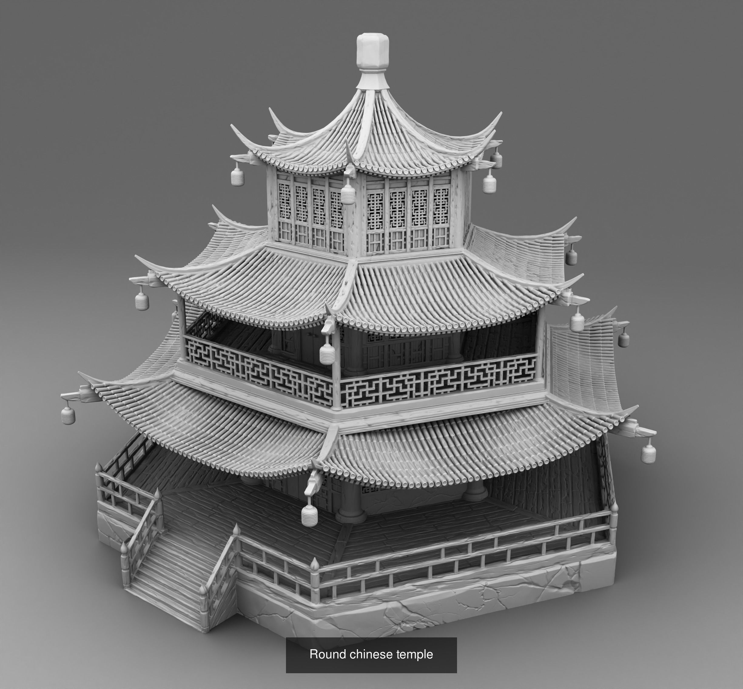Chinese Architecture 3D Model Collection_13