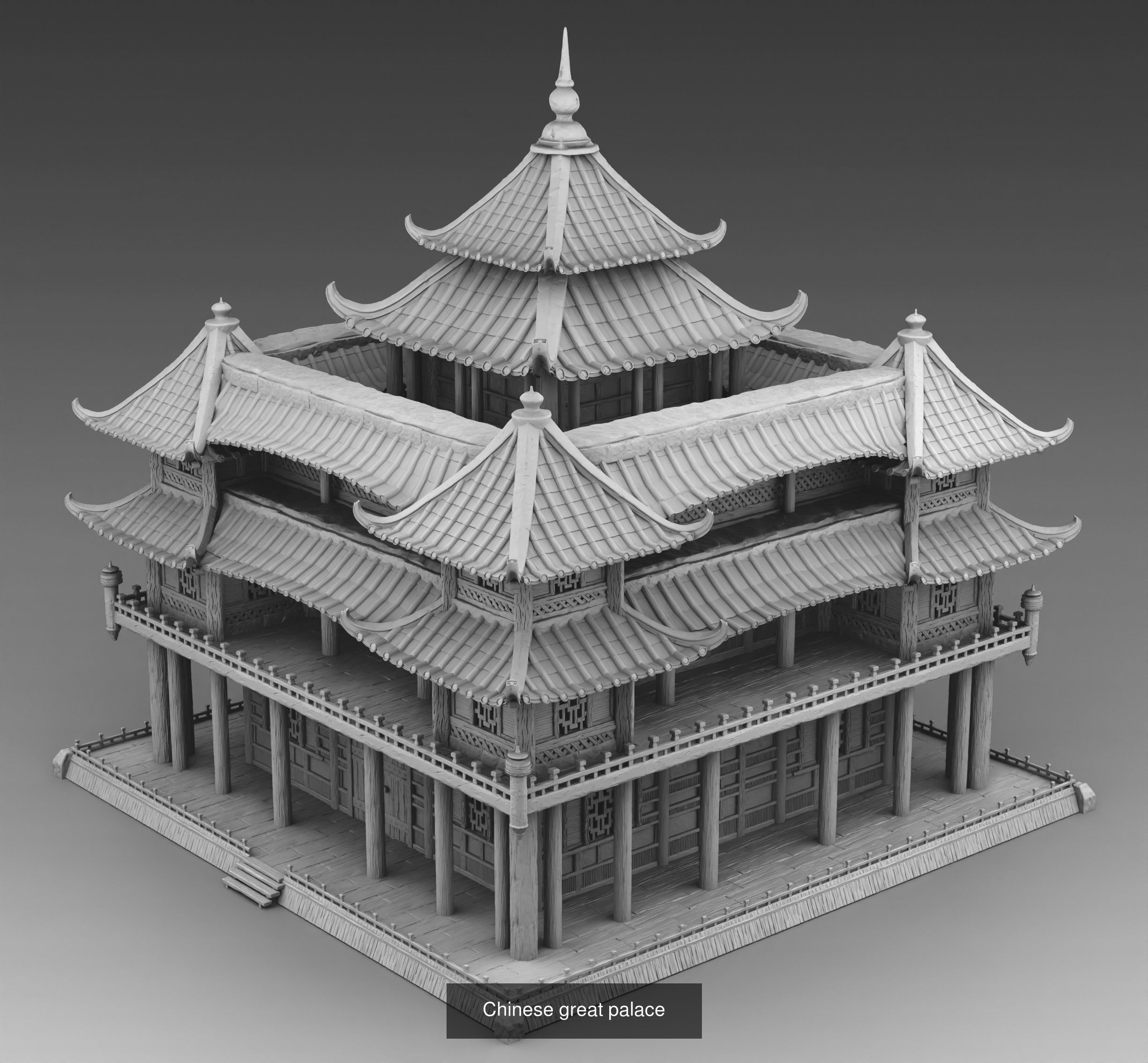 Chinese Architecture 3D Model Collection_10