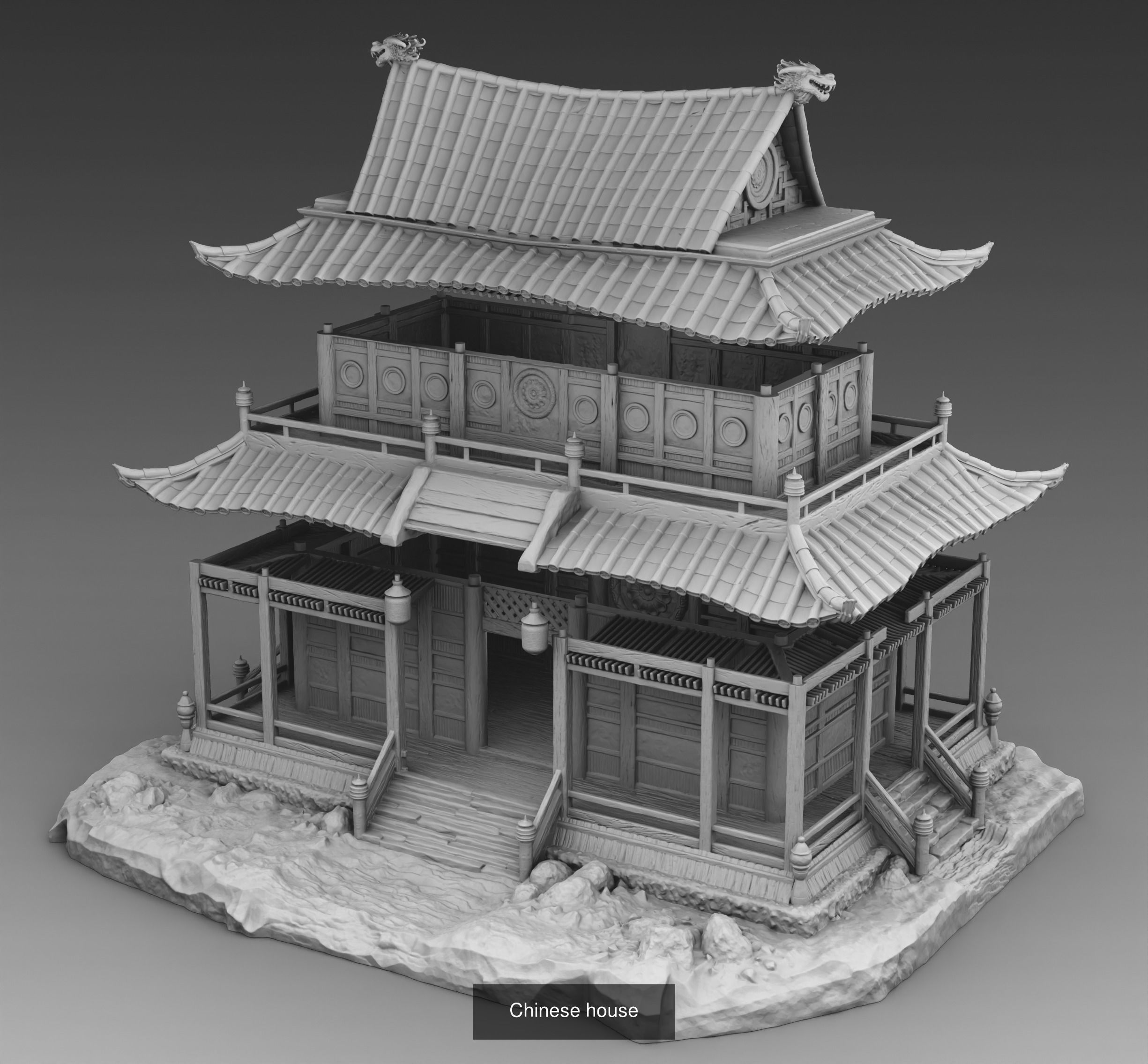 Chinese Architecture 3D Model Collection_6