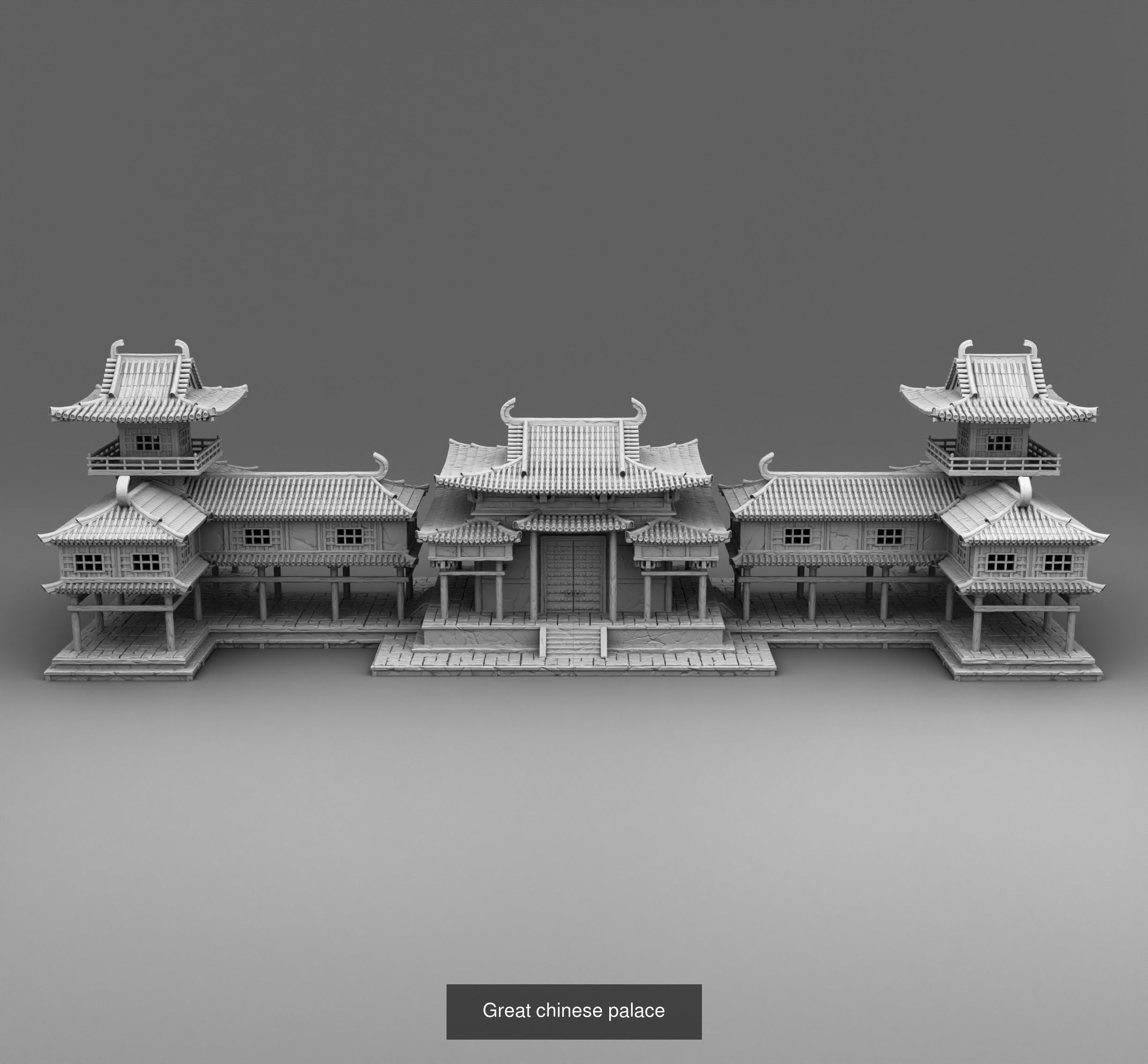 Chinese Architecture 3D Model Collection_15