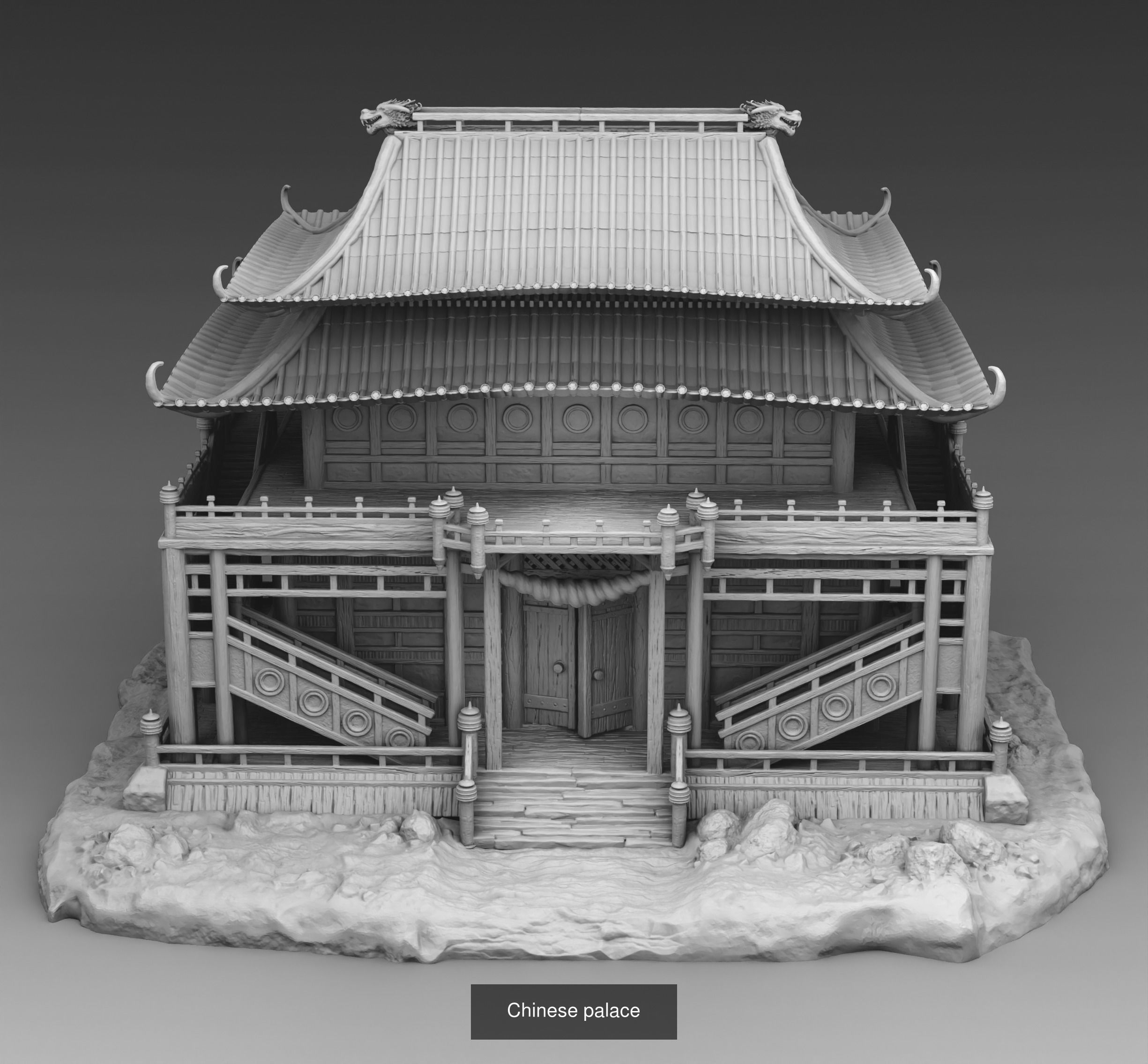 Chinese Architecture 3D Model Collection_8