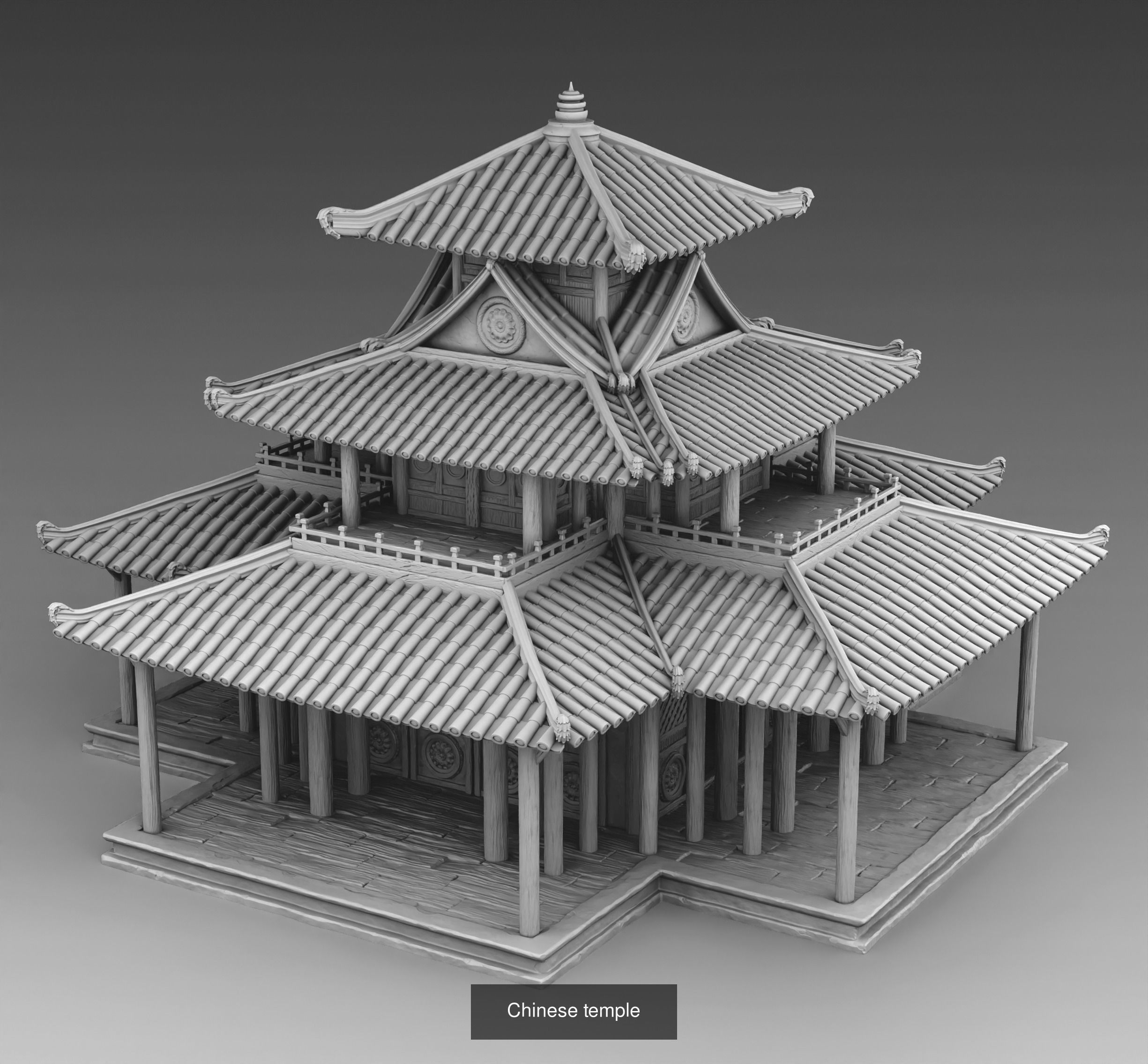 Chinese Architecture 3D Model Collection_11